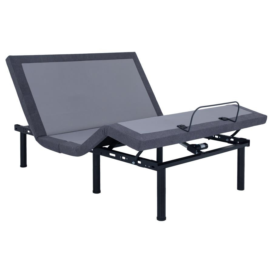 Negan Grey California King Adjustable Bed Base