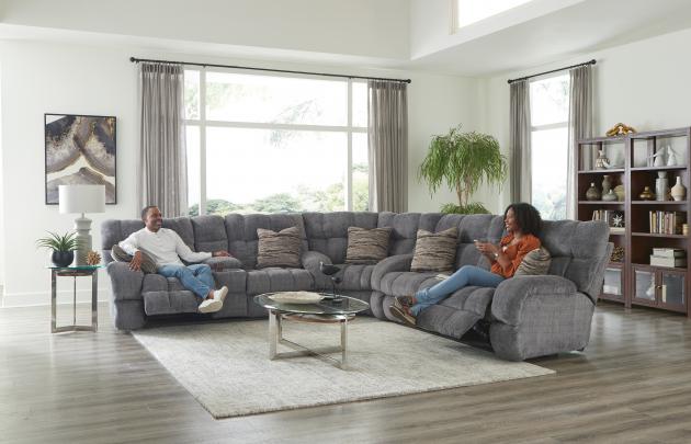 Ashland Power Lay Flat Recl Sofa