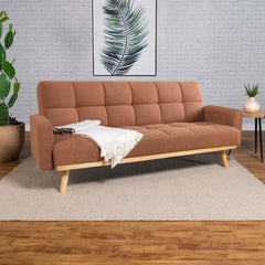 Kourtney Orange Sofa Bed