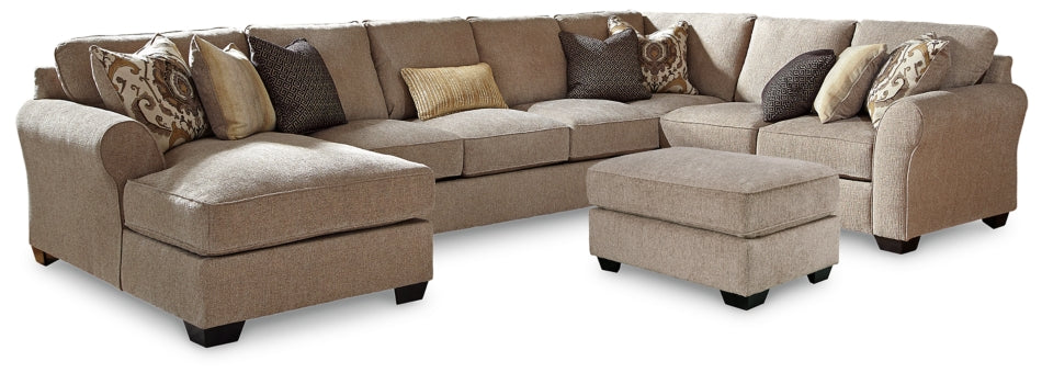 Pantomine 4-Piece Sectional with Ottoman - PKG010946