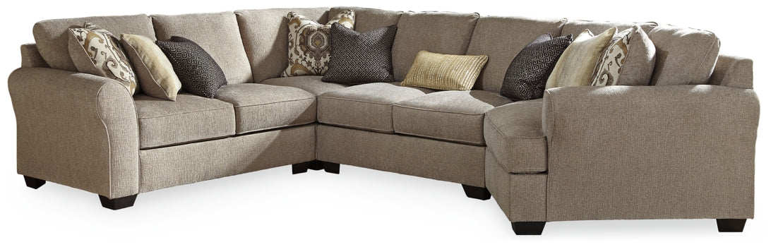 Pantomine 4-Piece Sectional with Ottoman - PKG010950