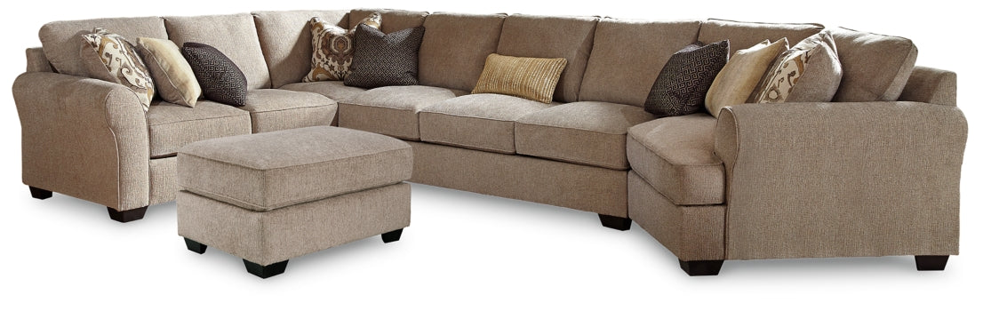 Pantomine 4-Piece Sectional with Ottoman - PKG010952