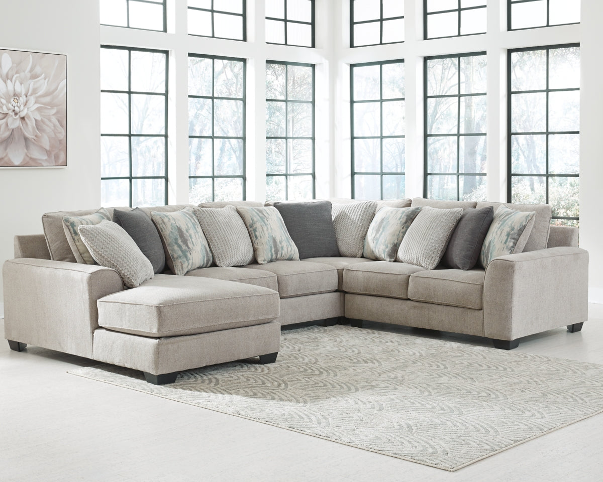 Ardsley 5-Piece Sectional with Ottoman - PKG001226