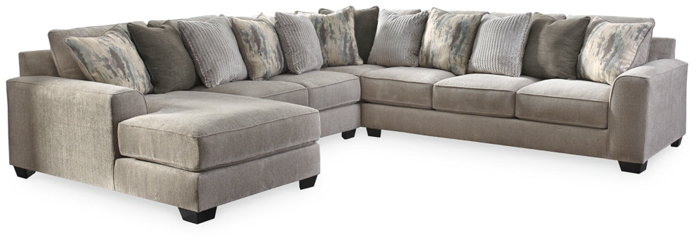 Ardsley 4-Piece Sectional with Ottoman - PKG001211