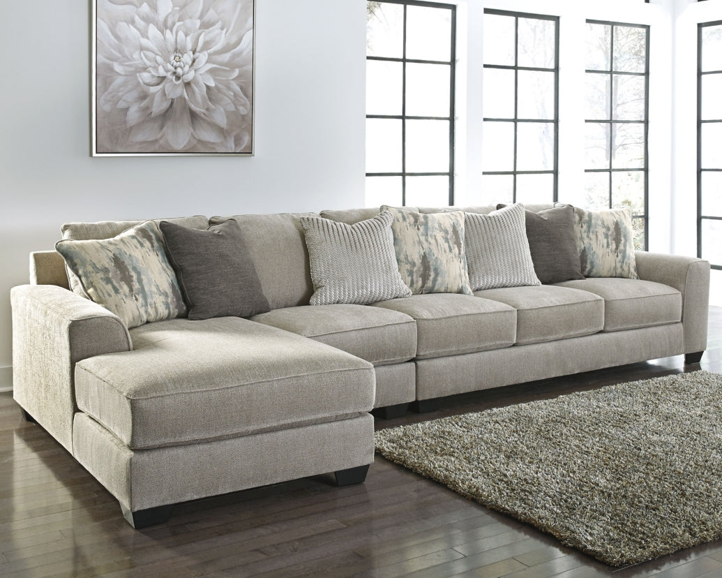 Ardsley 3-Piece Sectional with Ottoman - PKG001215