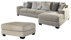 Ardsley 2-Piece Sectional with Ottoman - PKG001216