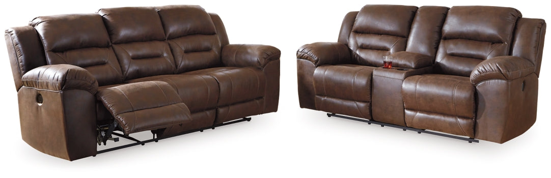 Stoneland Sofa and Loveseat - PKG001244