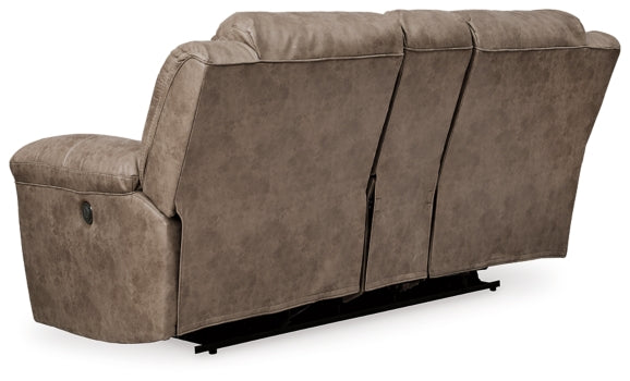 Stoneland Power Reclining Loveseat with Console