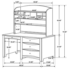 Phoenix Brown Hutch