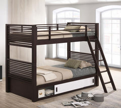Oliver Brown Twin / Twin Bunk Bed