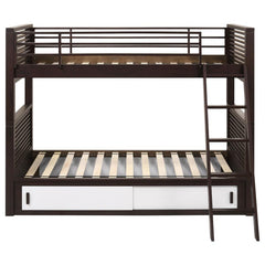 Oliver Brown Twin / Twin Bunk Bed