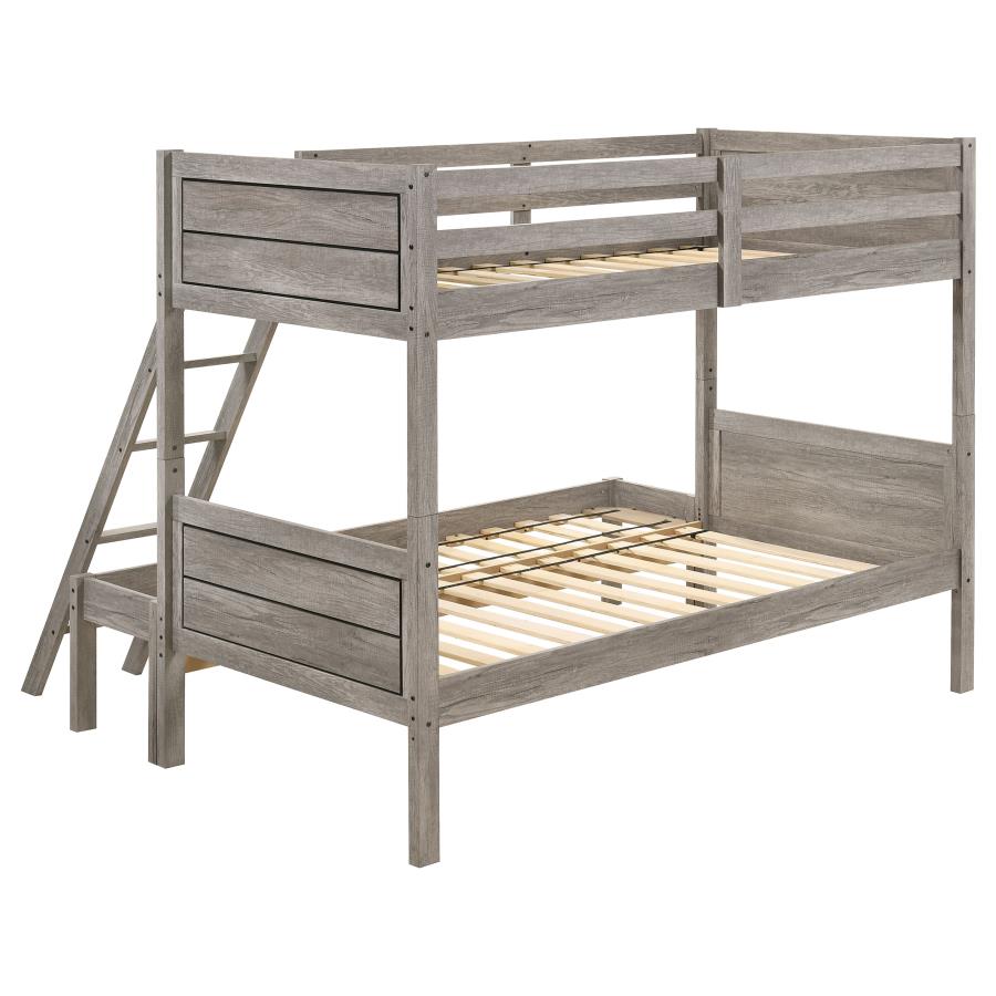 Ryder Grey Twin / Full Bunk Bed