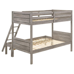 Ryder Grey Twin / Full Bunk Bed
