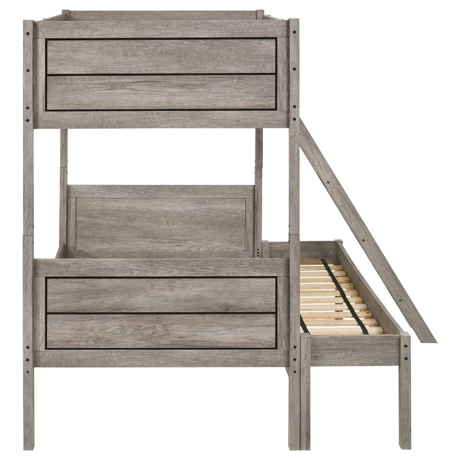 Ryder Grey Twin / Full Bunk Bed