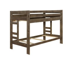 Wrangle Hill Grey Twin / Twin Bunk Bed