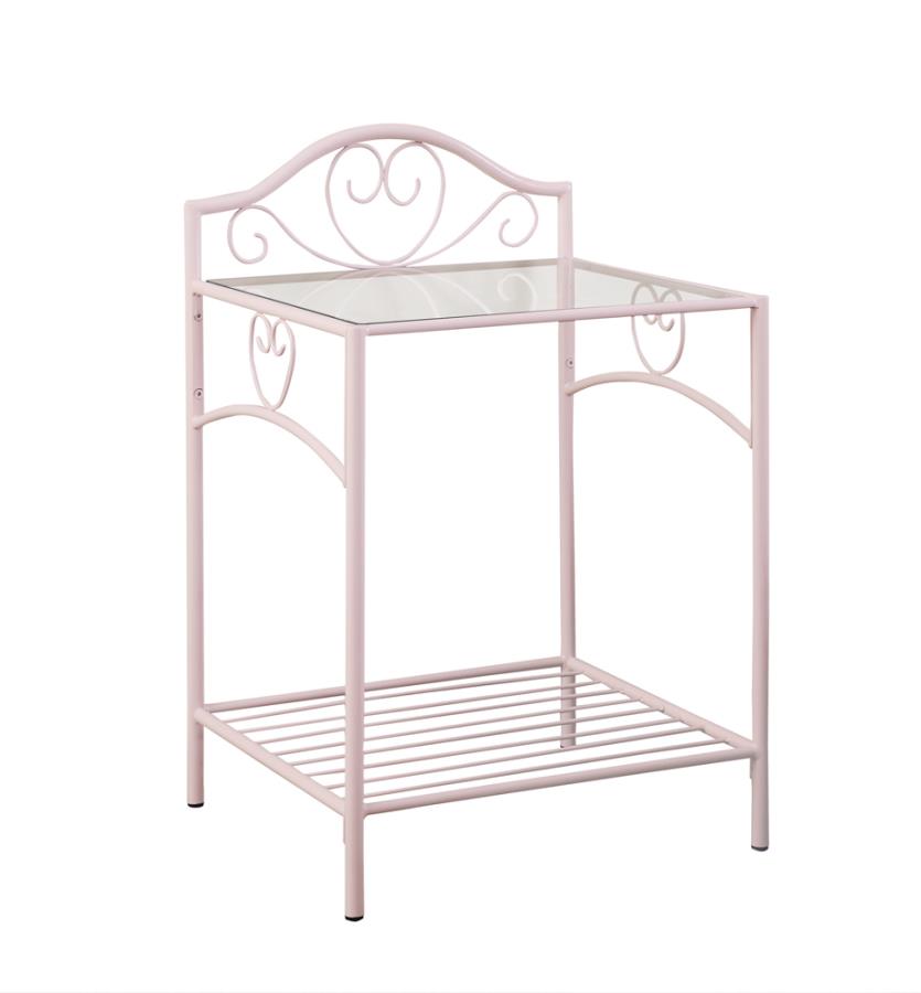 Massi Pink Nightstand