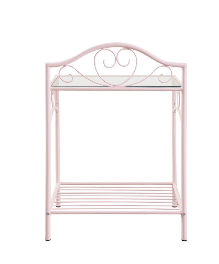 Massi Pink Nightstand