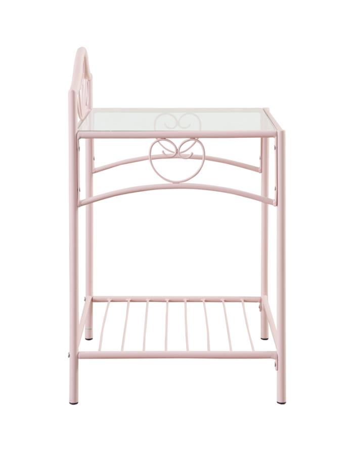 Massi Pink Nightstand