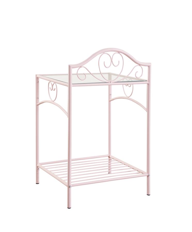 Massi Pink Nightstand