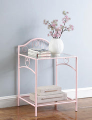 Massi Pink Nightstand