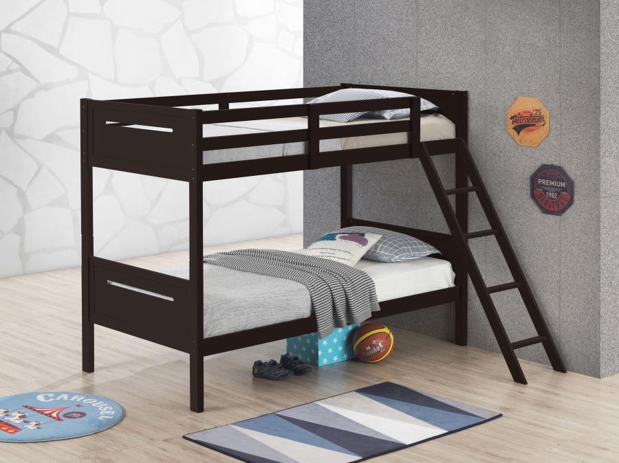 Littleton Brown Twin / Twin Bunk Bed