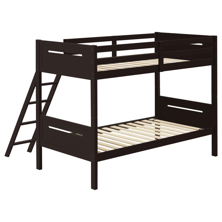 Littleton Brown Twin / Twin Bunk Bed