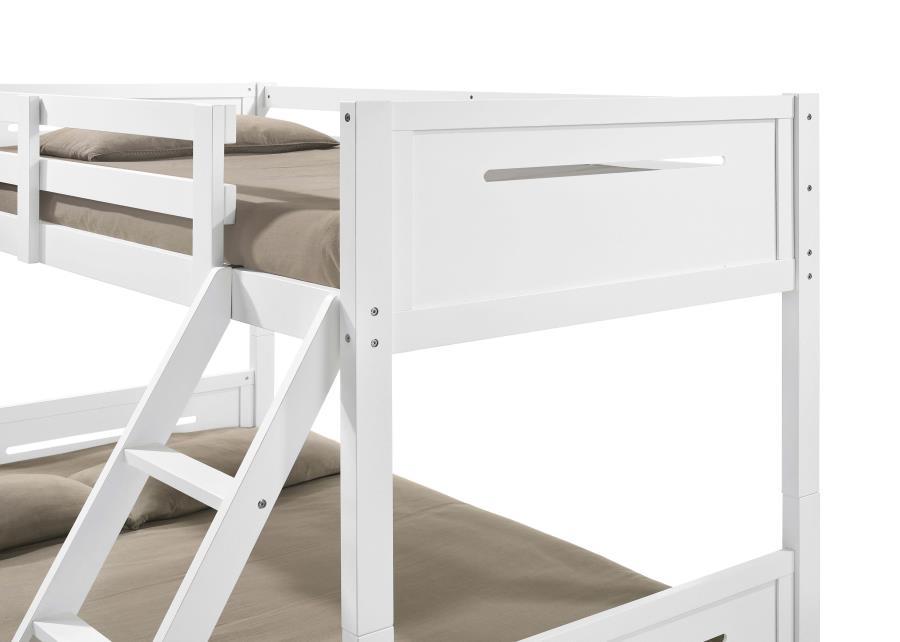 Littleton White Twin / Full Bunk Bed