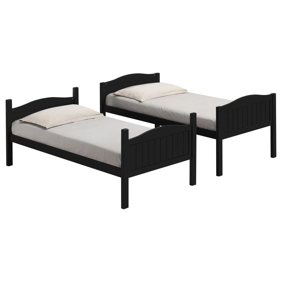 Arlo Black Twin / Twin Bunk Bed