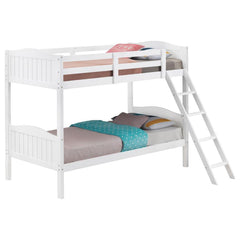 Arlo White Twin / Twin Bunk Bed