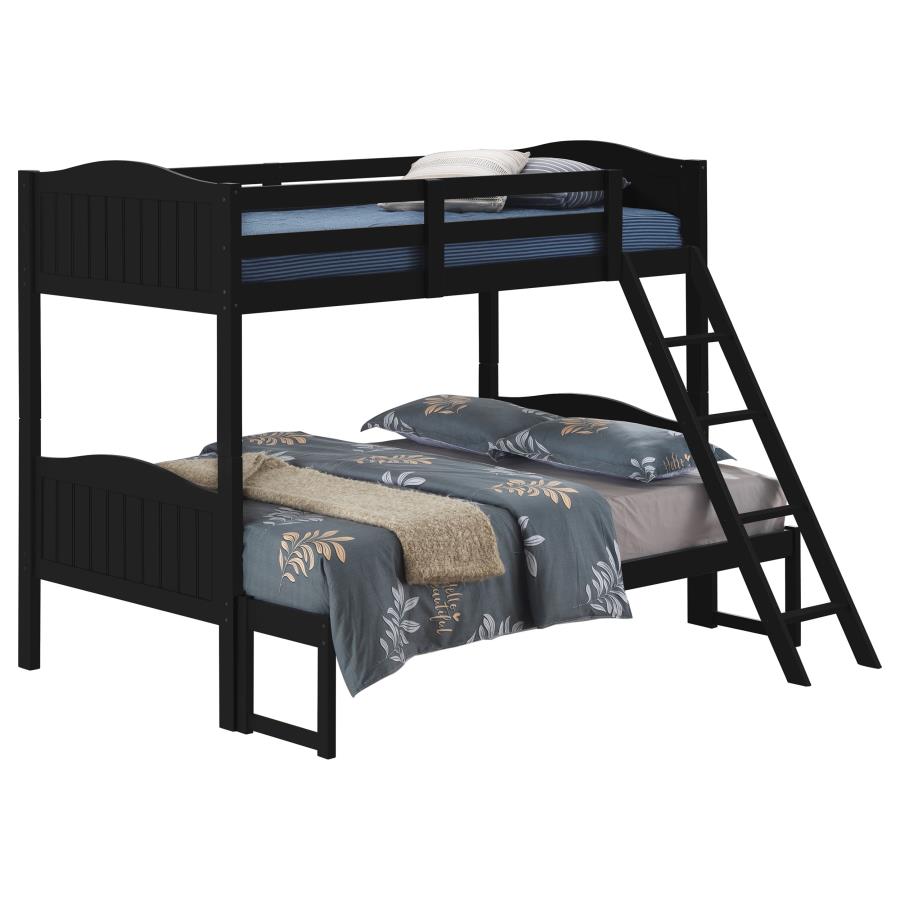 Arlo Black Twin / Full Bunk Bed