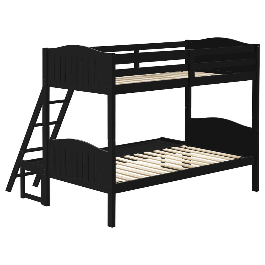 Arlo Black Twin / Full Bunk Bed