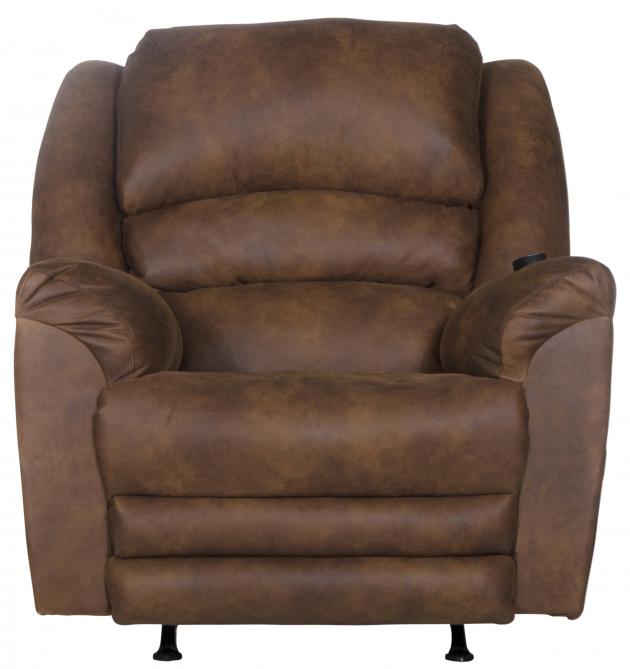 Hayden Chaise Rocker Recl w/Heat/Massage &amp; Oversize Xtra Comfort Footrest