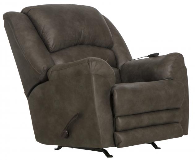 Hayden Chaise Rocker Recl w/Heat/Massage &amp; Oversize Xtra Comfort Footrest