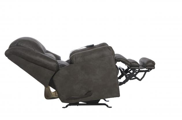 Hayden Chaise Rocker Recl w/Heat/Massage &amp; Oversize Xtra Comfort Footrest