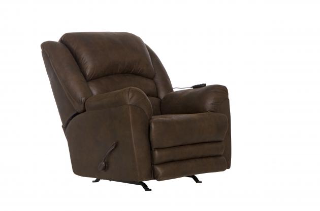 Hayden Chaise Rocker Recl w/Heat/Massage &amp; Oversize Xtra Comfort Footrest