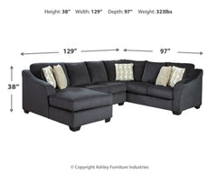 Eltmann 3-Piece Sectional with Chaise - 41303S5