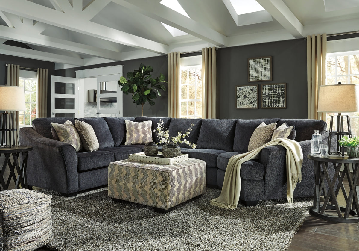 Eltmann 3-Piece Sectional with Ottoman - PKG001278