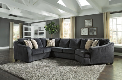 Eltmann 3-Piece Sectional with Cuddler