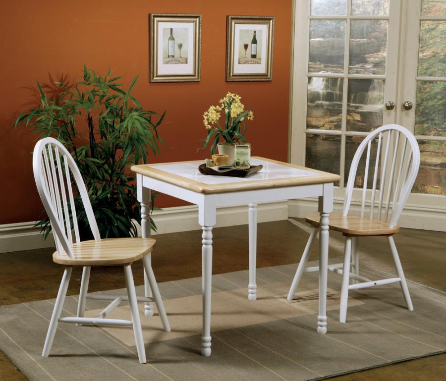 Carlene White 5 Pc Dining Set