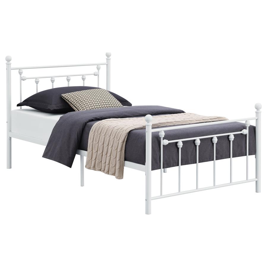 Canon White Twin Bed