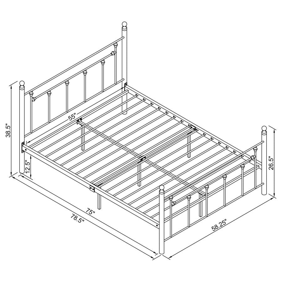 Canon Grey Full Bed