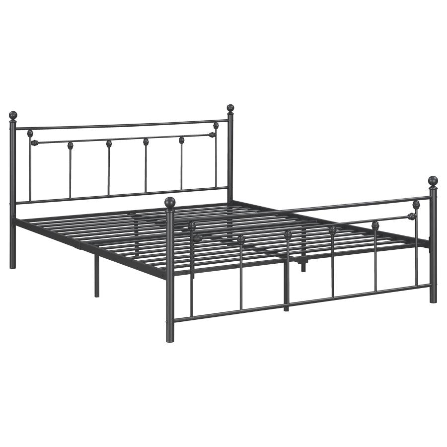 Canon Grey Queen Bed