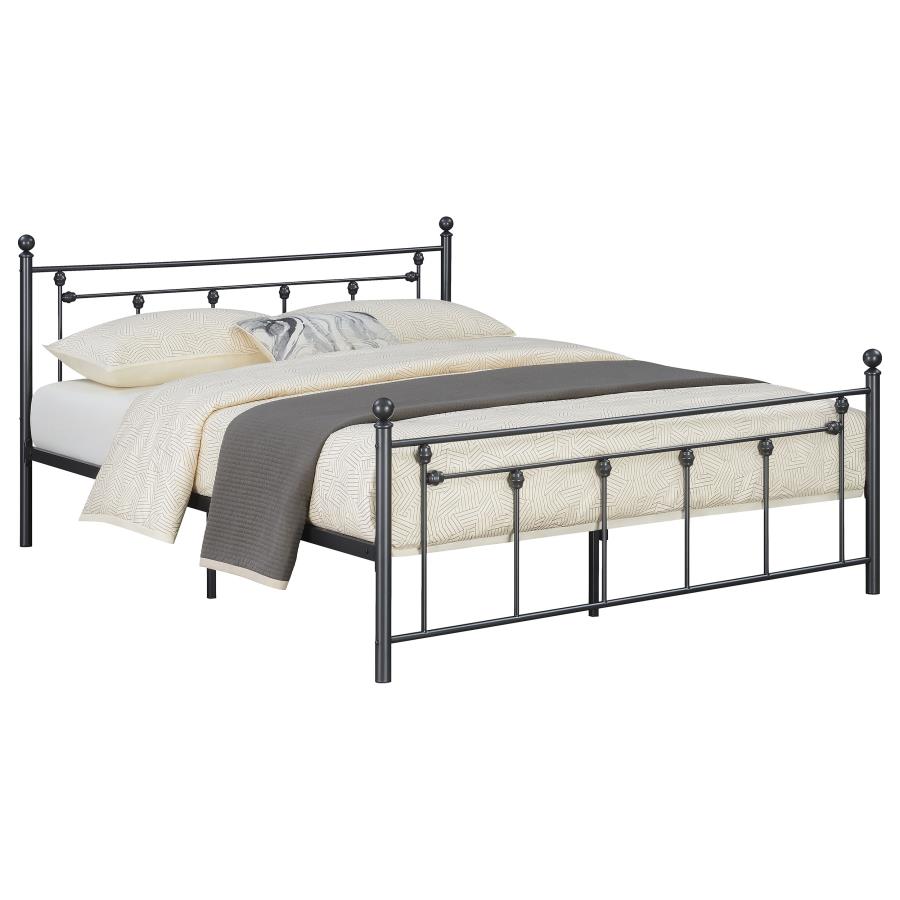 Canon Grey Queen Bed