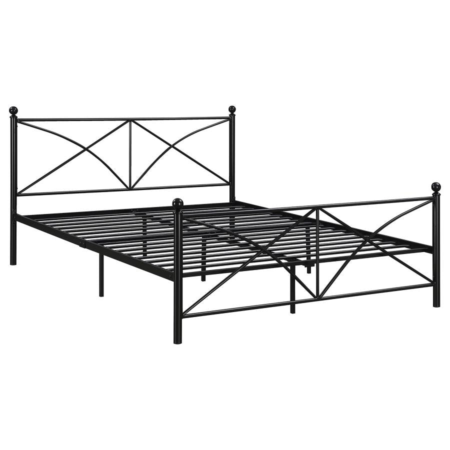 Hart Black Queen Bed