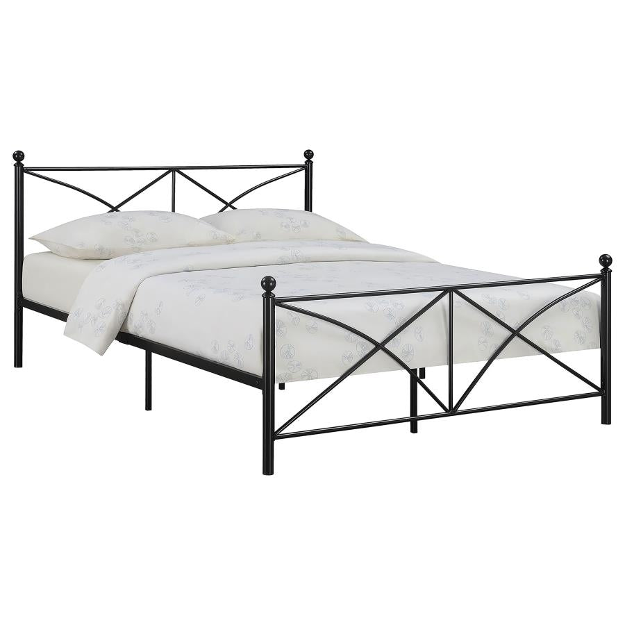 Hart Black Queen Bed