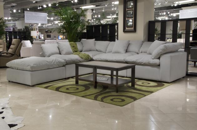 Posh Modular Sectional Console Storage Box w/Cupholders