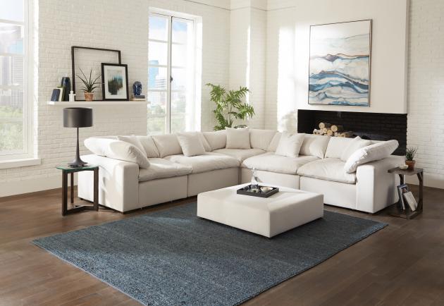 Posh Modular Sectional Console Storage Box w/Cupholders