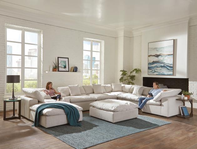 Posh Modular Sectional Console Storage Box w/Cupholders