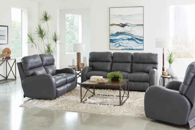 Angelo Power Headrest Power LayFlat Reclining Sofa 2