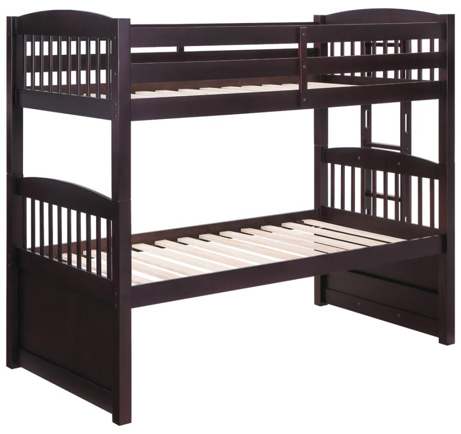 Kensington Brown Twin / Twin Bunk Bed